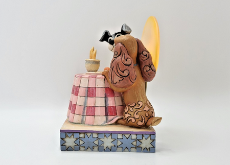 Disney Traditions Lady & The Tramp Light Up Figurine A Moonlit Romance Ornament6