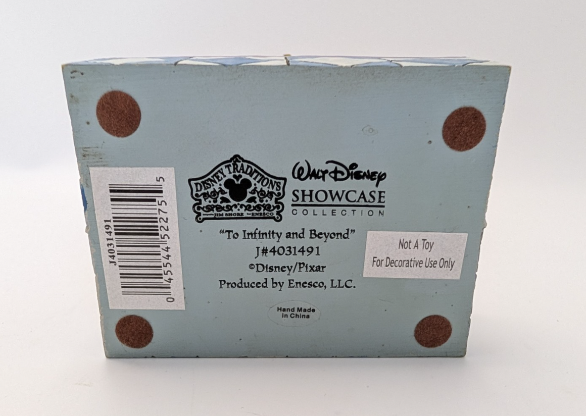 Enesco Disney Toy Story Buzz Lightyear Figurine 7" "To Infinity" 403149117