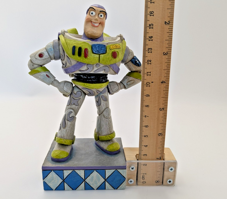 Enesco Disney Toy Story Buzz Lightyear Figurine 7" "To Infinity" 403149116