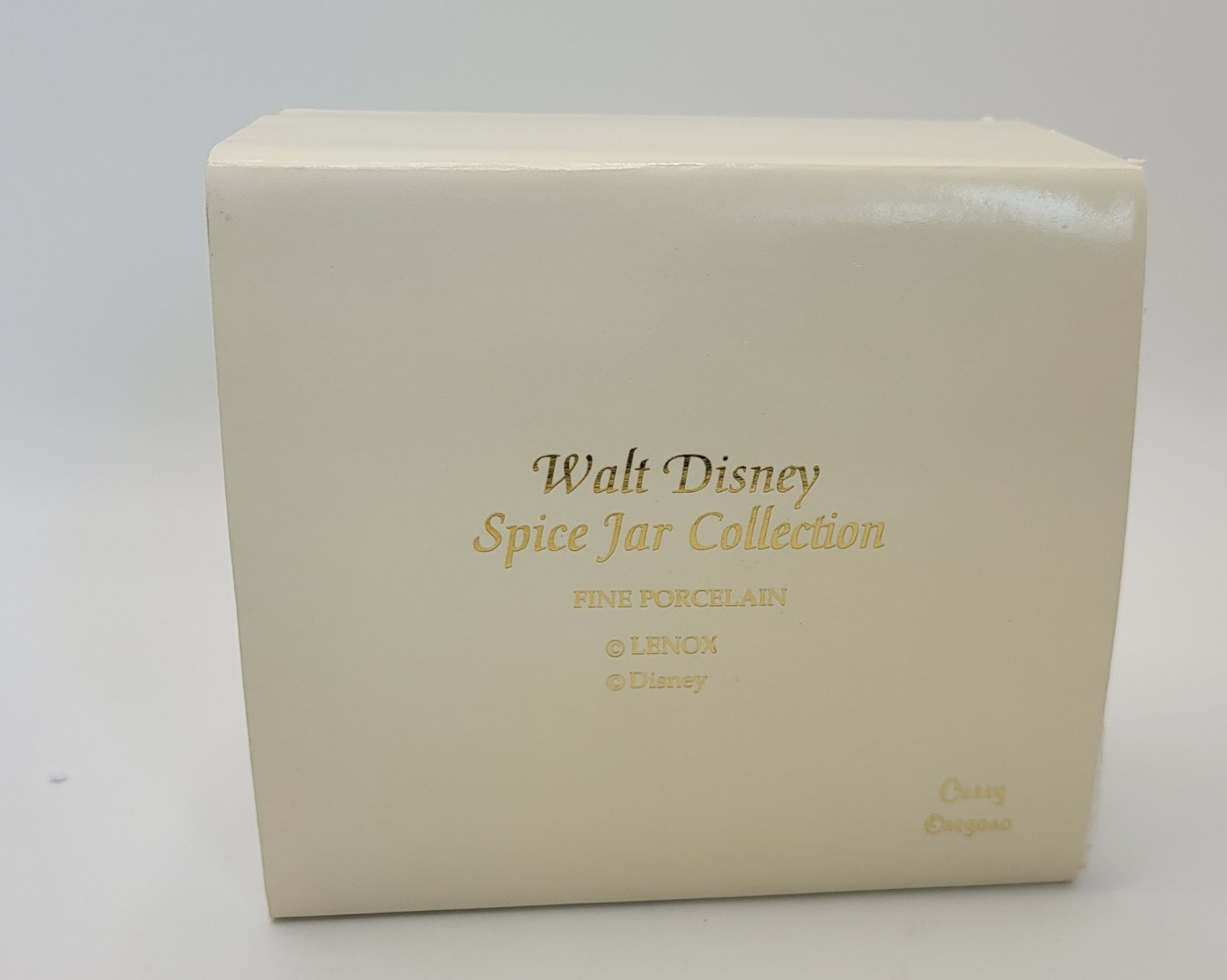 Lenox Disney Spice Jars Curry & Oregano Aladdin & Peter Pan Brand New In Box19