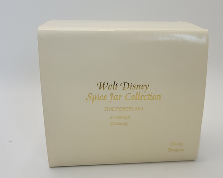 Lenox Disney Spice Jars Curry & Oregano Aladdin & Peter Pan Brand New In Box19