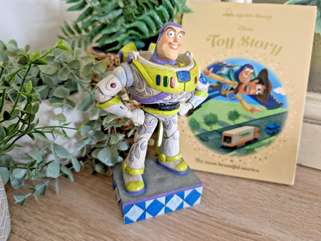 Enesco Disney Toy Story Buzz Lightyear Figurine 7" "To Infinity" 40314912