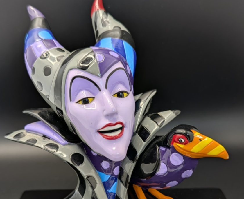 Disney Britto Maleficent and Diablo bust 4039141 Sleeping Beauty figurine - view 2