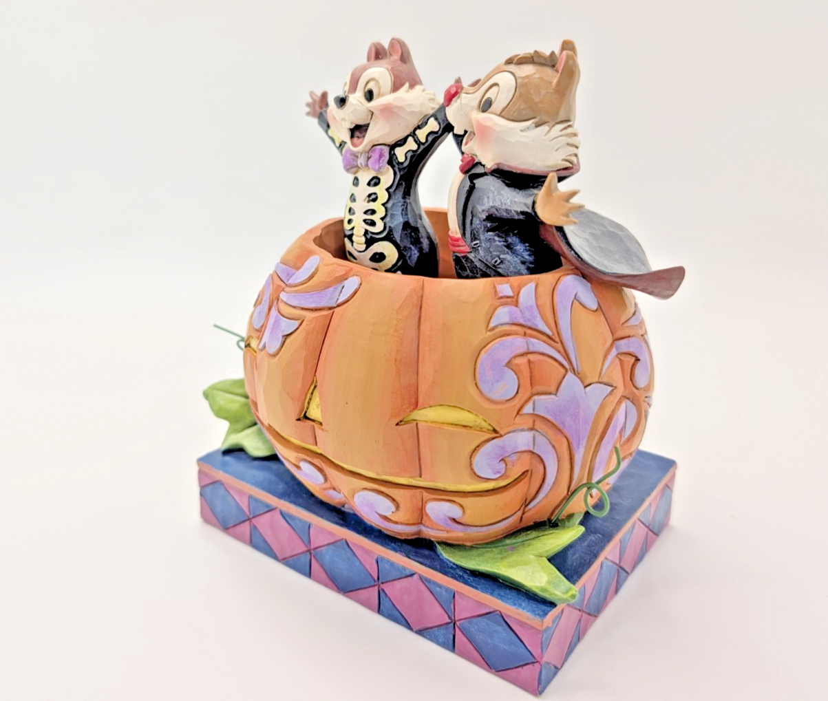 Disney Traditions Chip and Dale Tiny Tricksters Halloween figurine photo 6