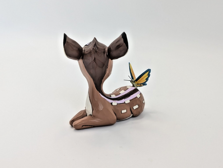 Disney Traditions Showcase Bambi With Butterfly Mini Figurine Jim Shore Boxed7