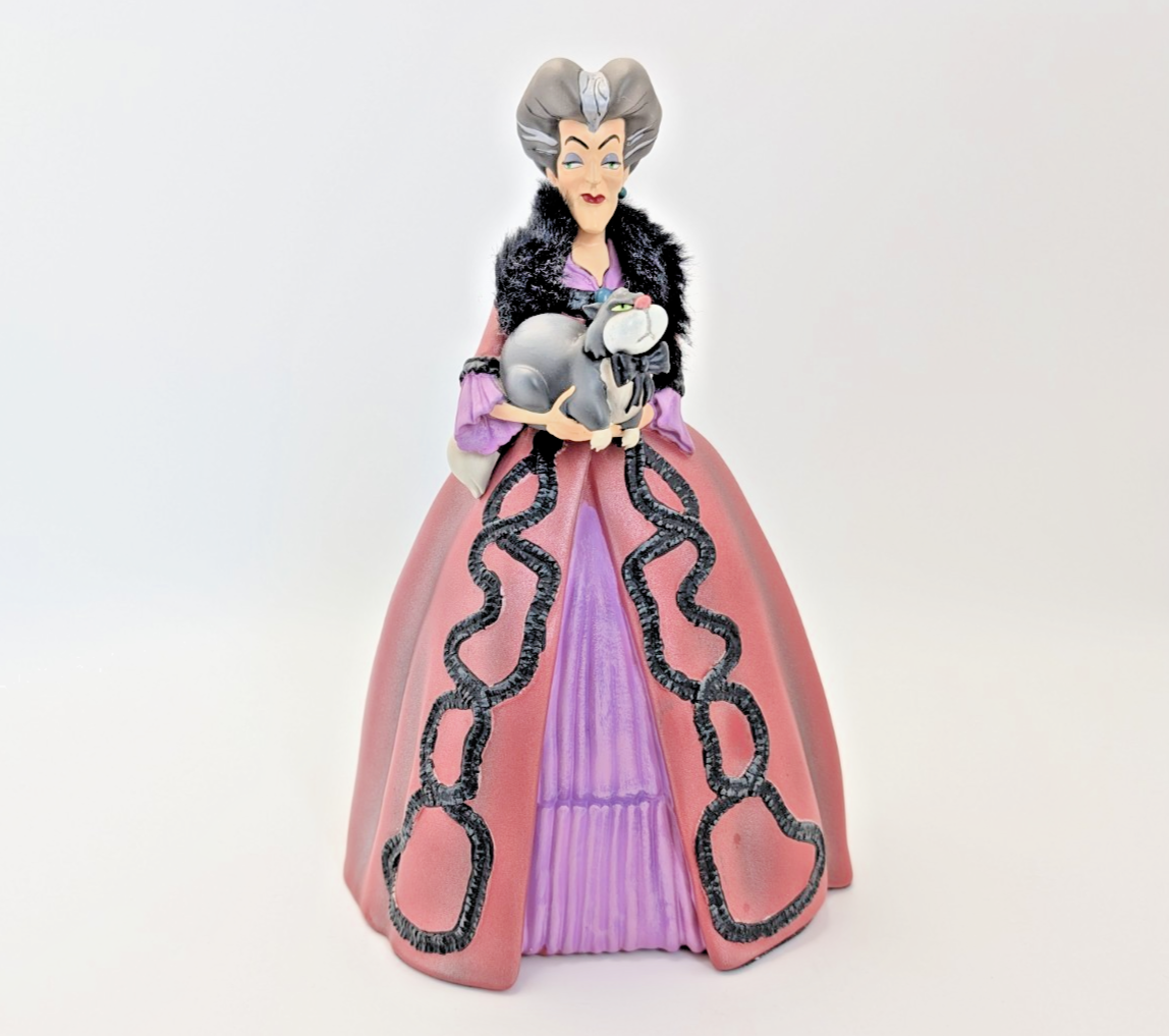 Disney Showcase Rococo Lady Tremaine & Lucifer Figurine Cinderella Villain Boxed8