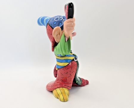Disney Britto Dopey Figurine Snow White Colourful Pop Art Dwarf Ornament9