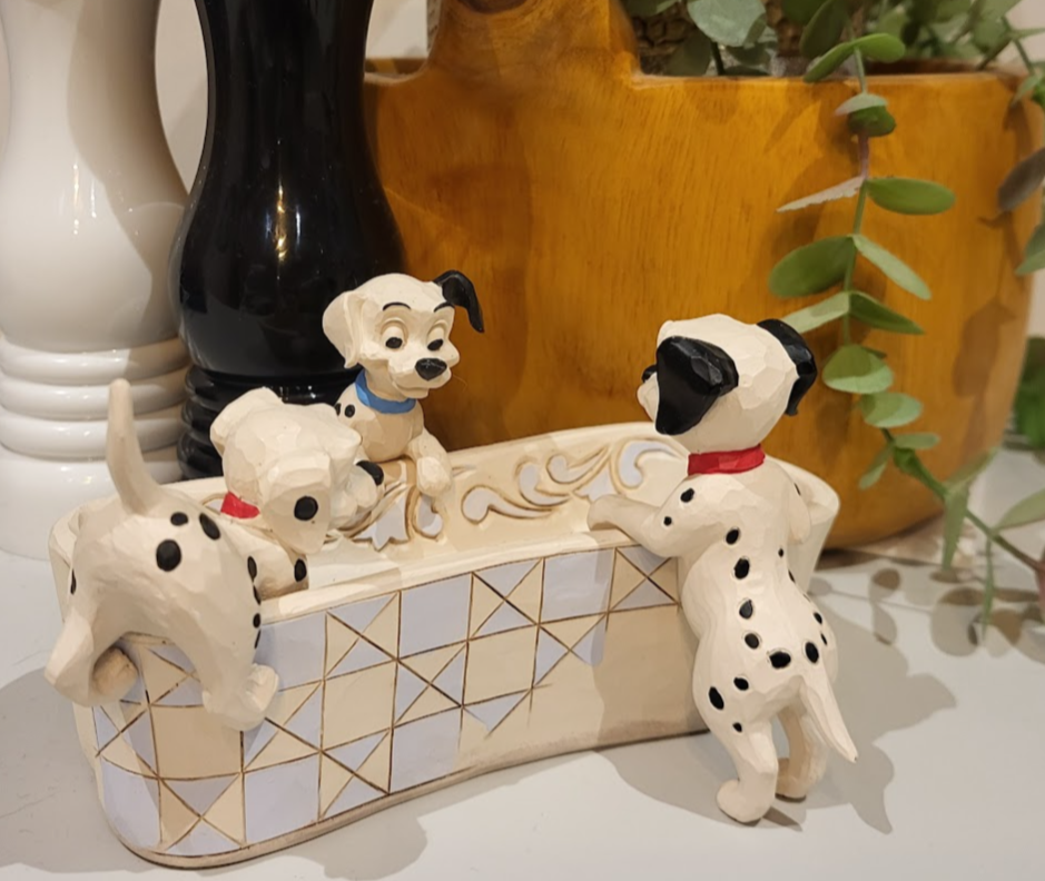 Disney Traditions 101 Dalmations Ornament 'Puppy Bowl' Jim Shore 60080600