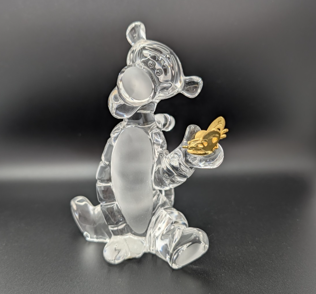 Lenox Disney Tigger crystal figurine 6114516 with gold-plated butterfly - view 1