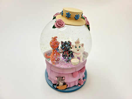 Disney Aristocats Snowglobe Disneyland Paris Exclusive Aristocats Kittens Marie12