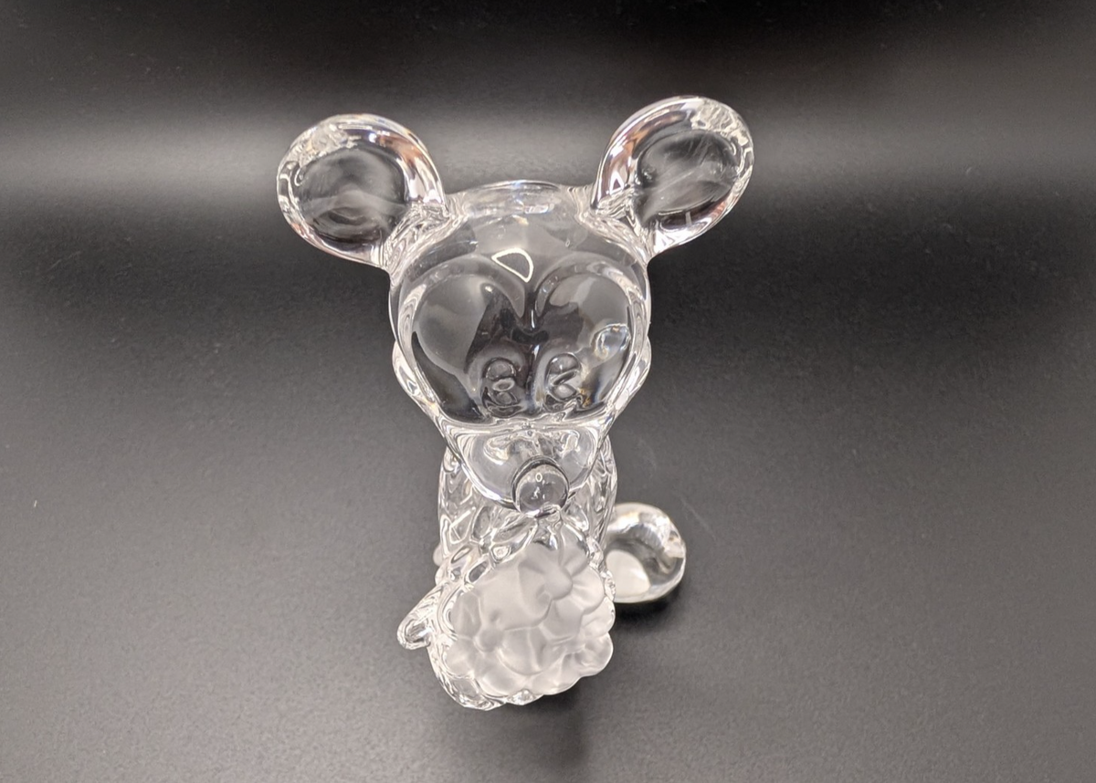 Lenox Disney Flowers from Mickey Mouse crystal figurine 409790 boxed with certificate - view 8