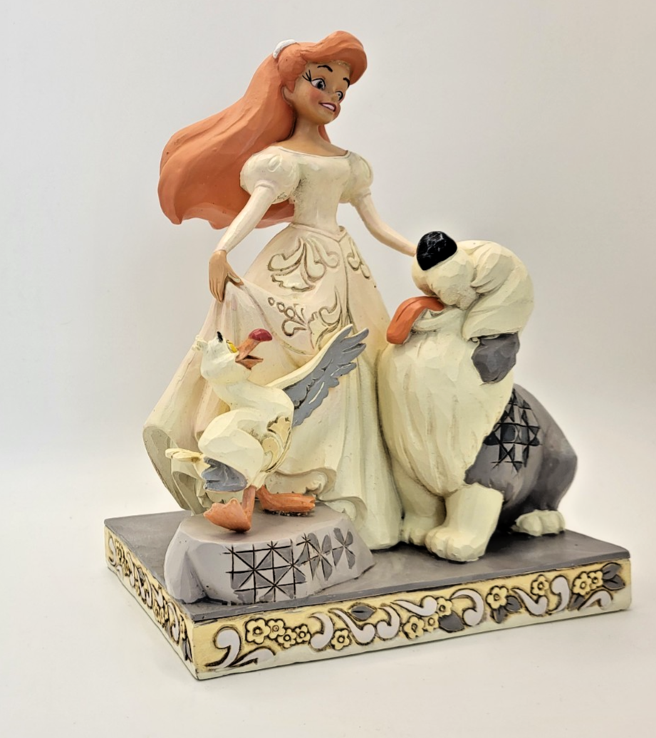 Disney Traditions Ariel Figurine Spirited Siren The Little Mermaid Max & Scuttle13