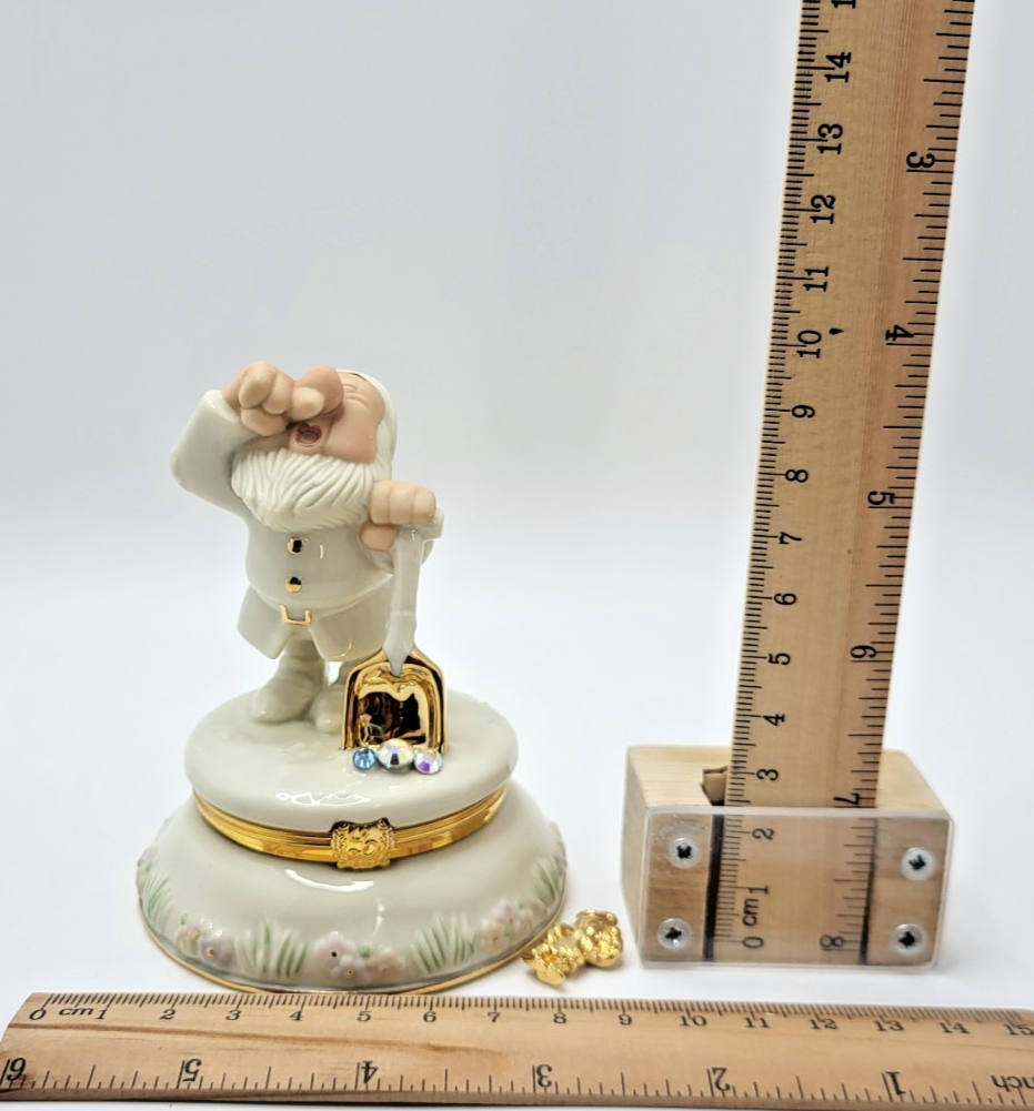 Lenox Disney Classics Sneezy Treasure Box COMPLETE Box Papers Charm Snow White17