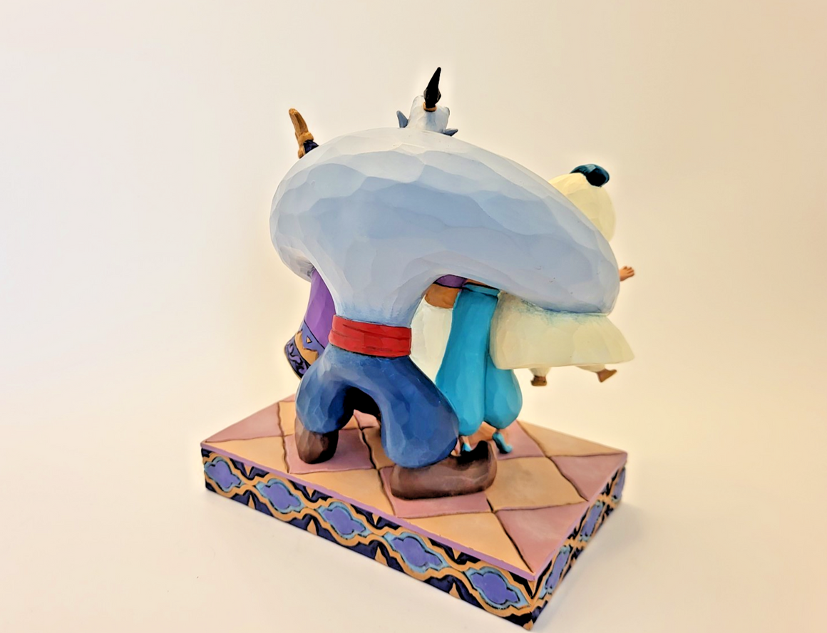Disney Traditions Showcase Group Hug Aladdin Figurine Jasmine Abu Jim Shore11