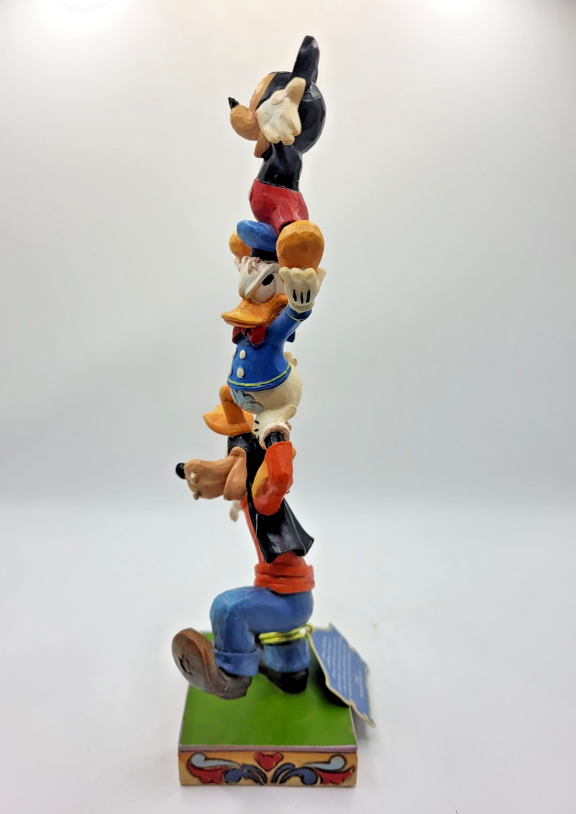 Disney Traditions Teetering Tower Figurine Mickey Mouse Donald Goofy Ornament3