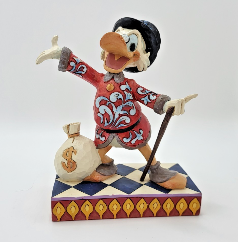 Disney Traditions Scrooge McDuck Treasure Seeking Tycoon Ornament DuckTales1