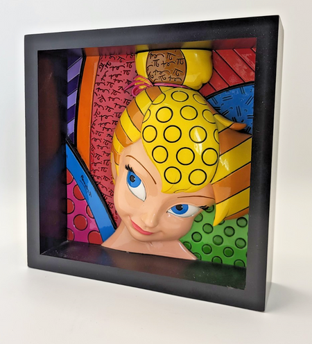 Disney Britto Tinker Bell Pop Art Block Figurine 4033868 Boxed 20122