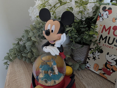 Disneyland Paris Mickey Mouse musical castle snow globe photo 3
