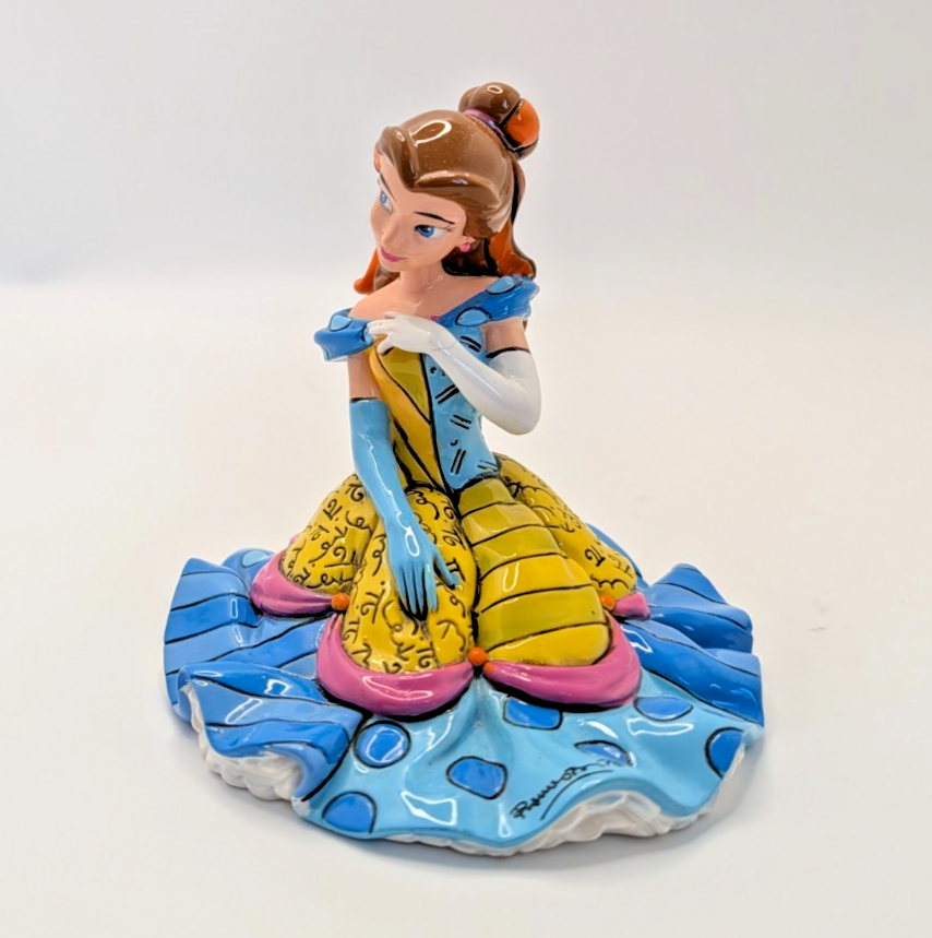 Disney Britto Belle Beauty and the Beast figurine 4030817 – reverse view