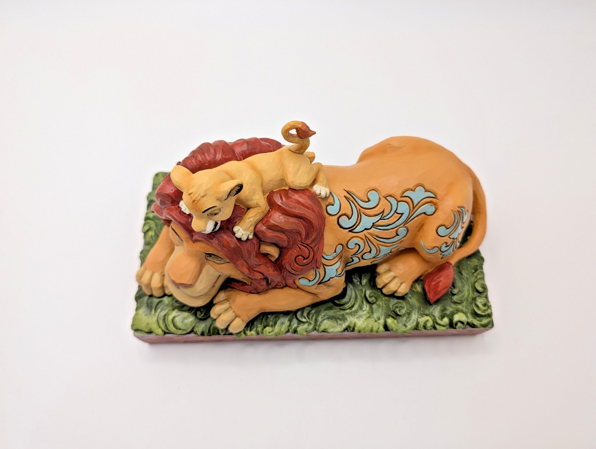 Disney Traditions Simba and Mufasa A Father's Pride figurine photo 17