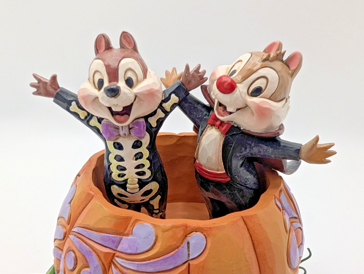 Disney Traditions Chip and Dale Tiny Tricksters Halloween figurine photo 15