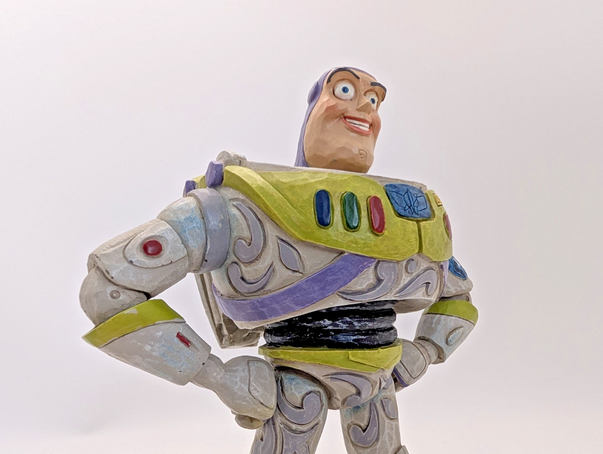 Enesco Disney Toy Story Buzz Lightyear Figurine 7" "To Infinity" 403149115