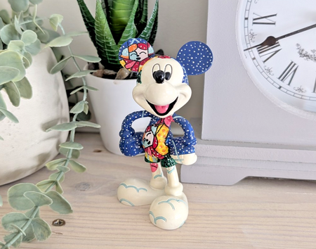 Disney Britto Mickey Mouse Winter Fun figurine 4021841 photo 1