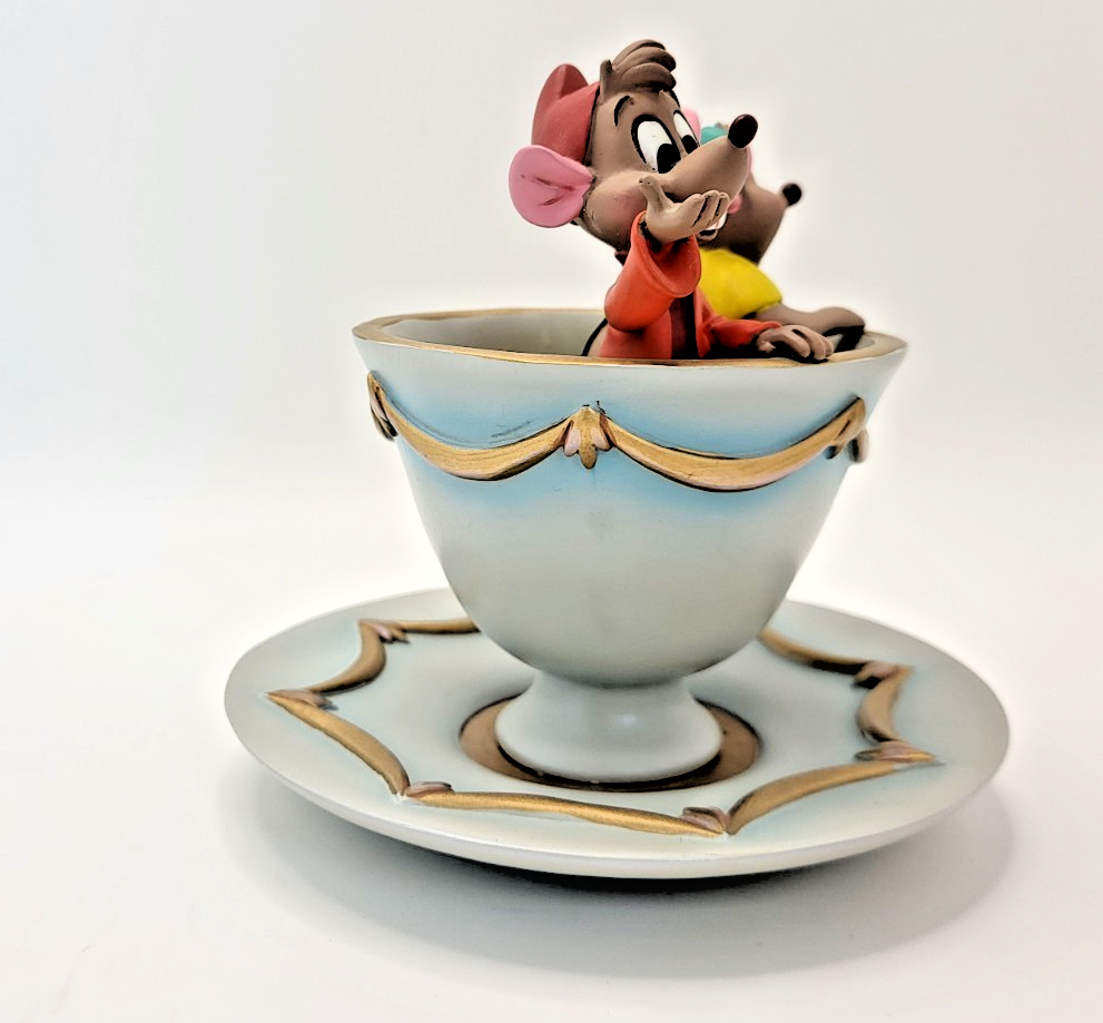 Disney Jaq And Gus Trinket Dish Disney Store Exclusive Cinderella Figurine10