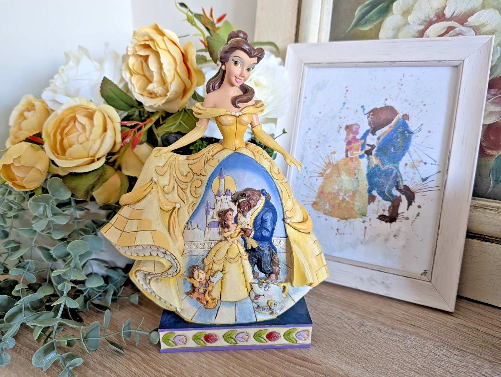 Disney Traditions Showcase Belle Moonlit Enchantment Figurine Beauty Jim Shore1
