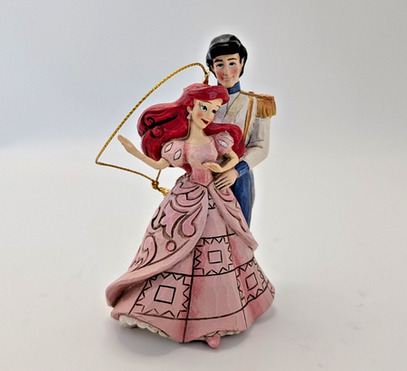 Disney Traditions Ariel and Prince Eric Hanging Ornament A28962 by Jim Shore - Boxed - product view 3