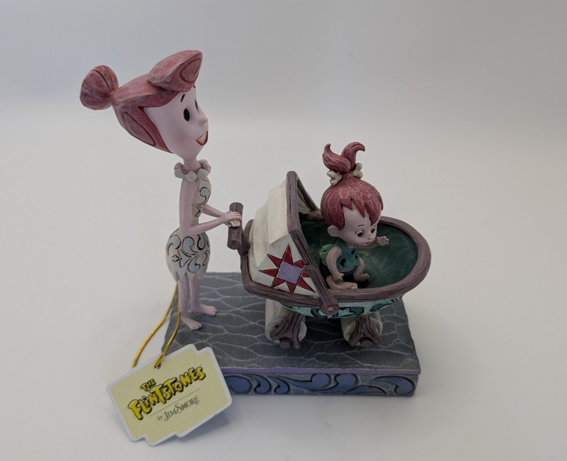 The Flinstones By Jim Shore Wilma And Pebbles Figurine Bedrock Buddy 405833421