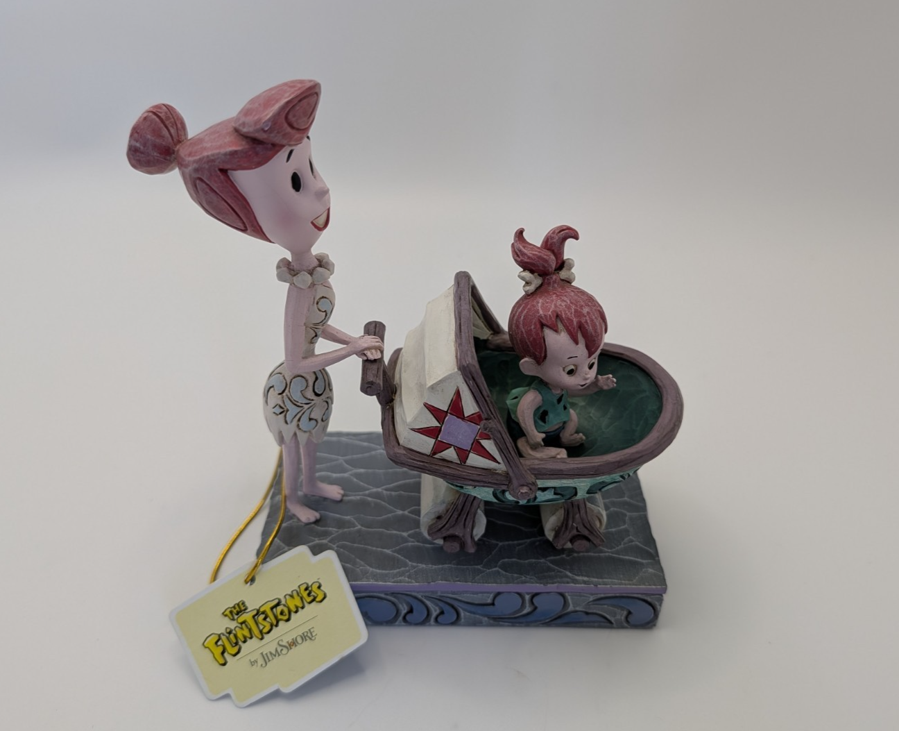 The Flinstones By Jim Shore Wilma And Pebbles Figurine Bedrock Buddy 405833421