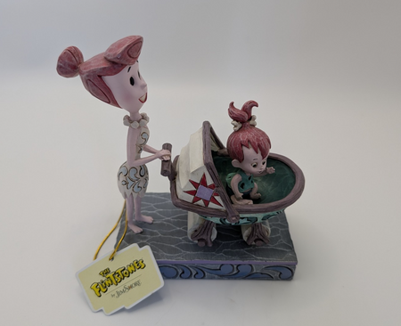 The Flinstones By Jim Shore Wilma And Pebbles Figurine Bedrock Buddy 405833421
