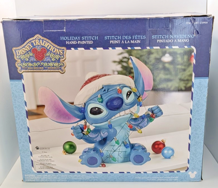 Disney Traditions Holiday Stitch 1739919 Christmas Lights – detail and condition photograph 15