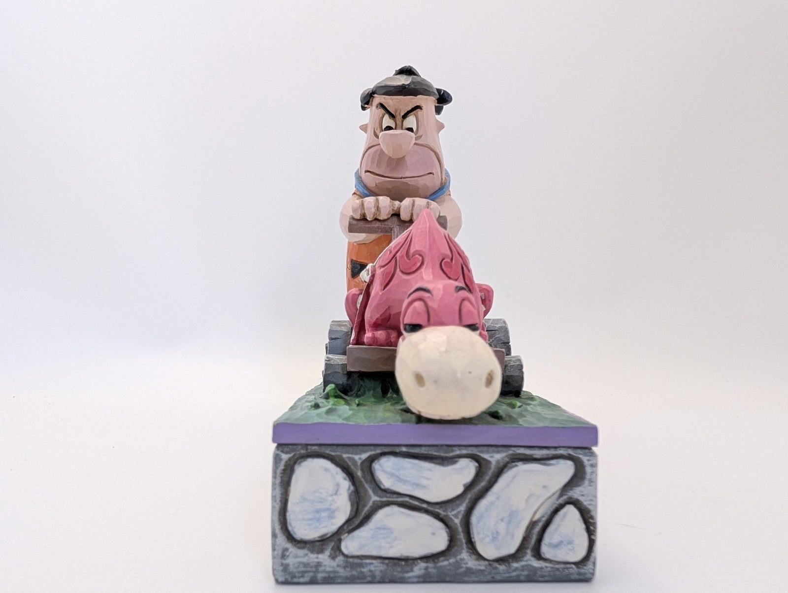 The Flinstones By Jim Shore Fred Flinstone Figurine Mower-a-saurus 405833319