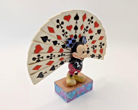Disney Traditions Mickey Mouse All Decked Out Figurine Cards Collectable Boxed13