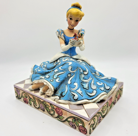 Disney Traditions Cinderella Figurine Caring And Couragious Ornament Jim Shore6