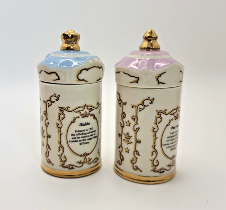 Lenox Disney Spice Jars Curry & Oregano Aladdin & Peter Pan Brand New In Box5
