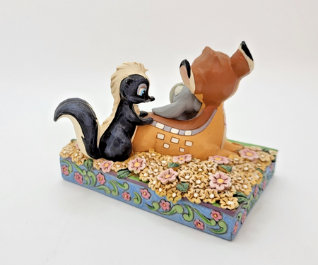 Disney Traditions Childhood Friends Figurine Bambi Thumper Flower Ornament Shore8