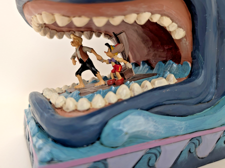 Disney Traditions Pinocchio A Whale of a Whale Figurine Jim Shore 600597111