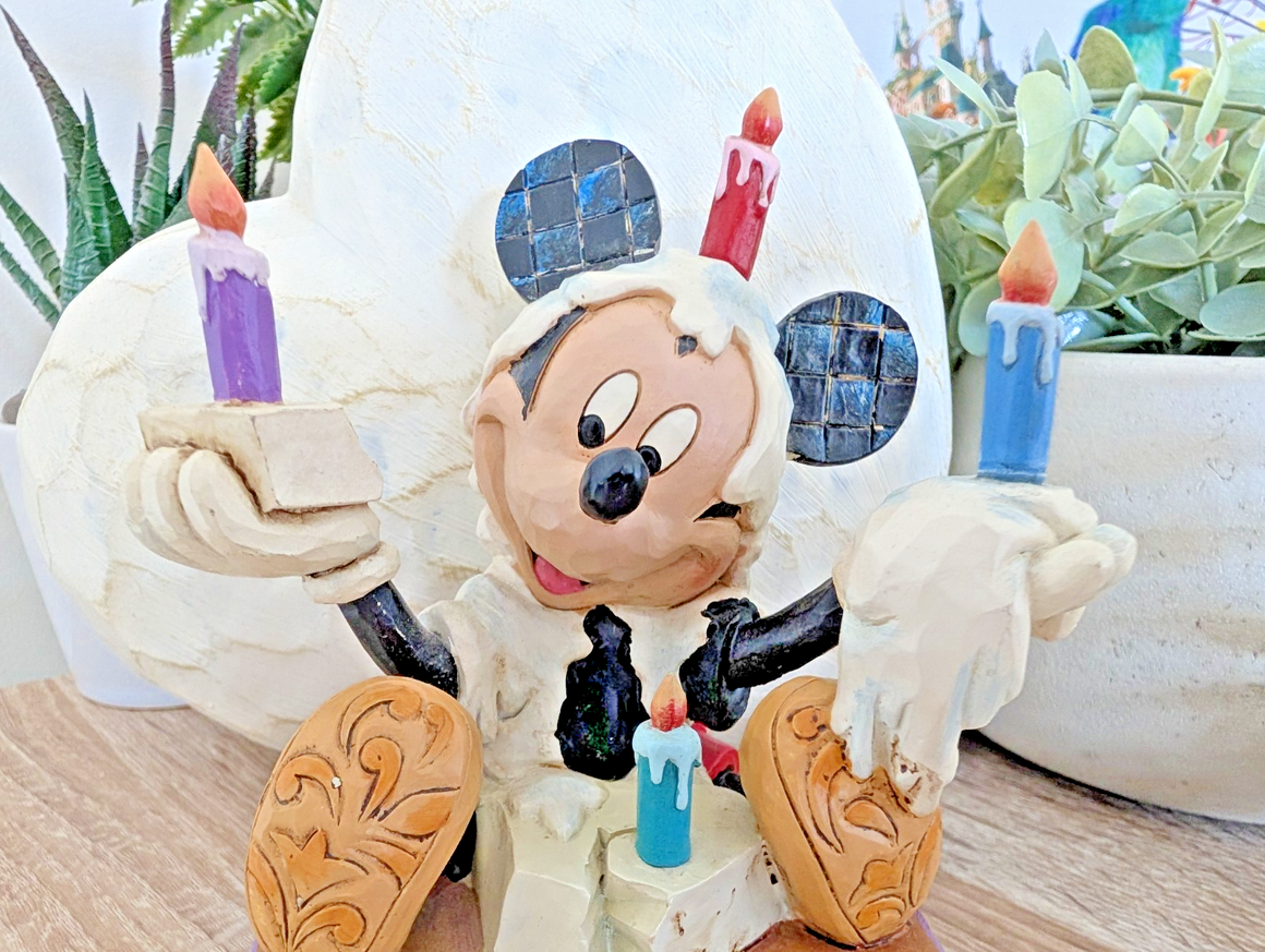 Disney Traditions Showcase Mickey Mouse Figurine Heres To You Birthday Jim Shore4
