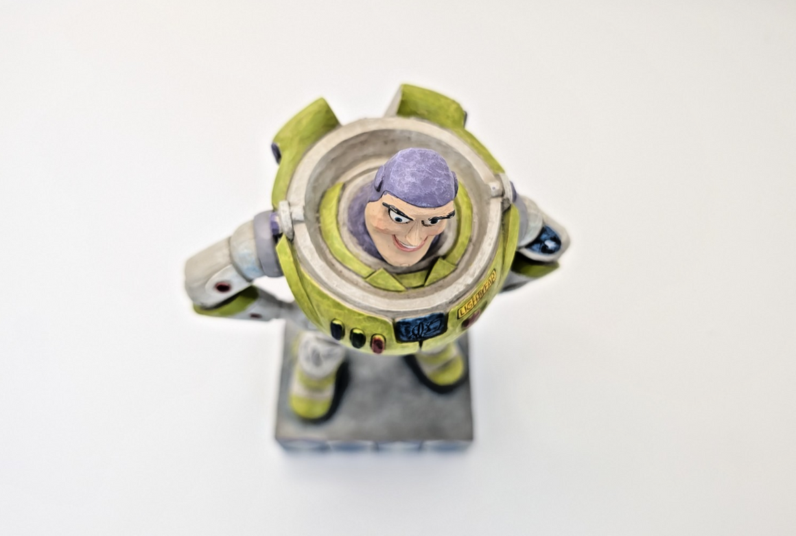 Enesco Disney Toy Story Buzz Lightyear Figurine 7" "To Infinity" 403149113