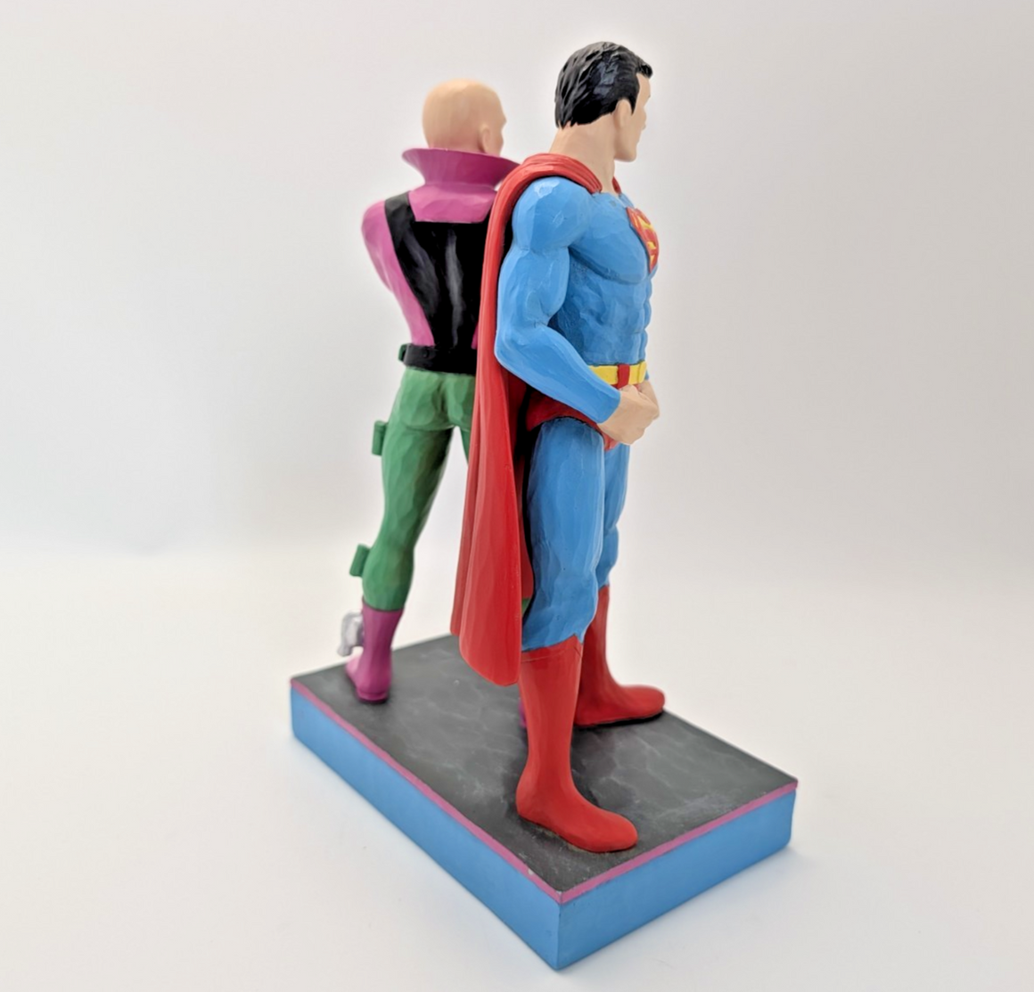Alternate view of Jim Shore DC Comics Superman vs Lex Luthor figurine 6005981