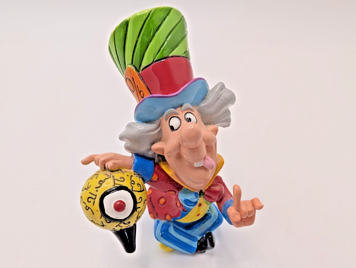 Disney Britto Mad Hatter Figurine Alice On Wonderland Colourful Pop Art 403397610