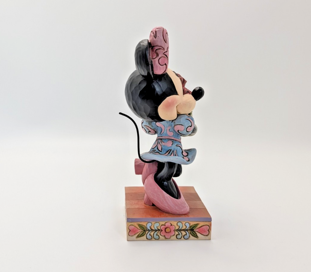Disney Traditions Showcase Minnie La Vie En Rose Figurine With Flowers Boxed11