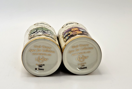 Lenox Disney Spice Jars  Pepper & Mustard  101 Dalmations & Winnie The Pooh BNIB10
