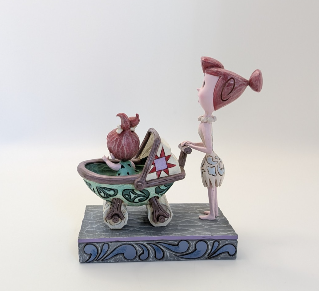 Jim Shore Flintstones Wilma and Pebbles Bedrock Buggy figurine 4058334 photo 9