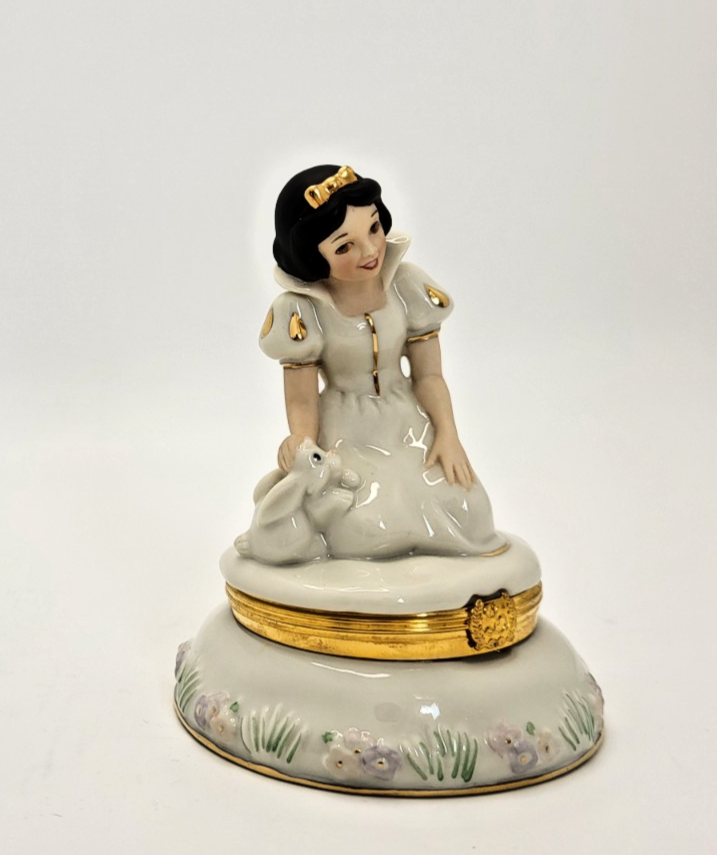 Lenox Disney Snow White Treasure Trinket Box 6126148 COMPLETE Boxed COA - Rare10