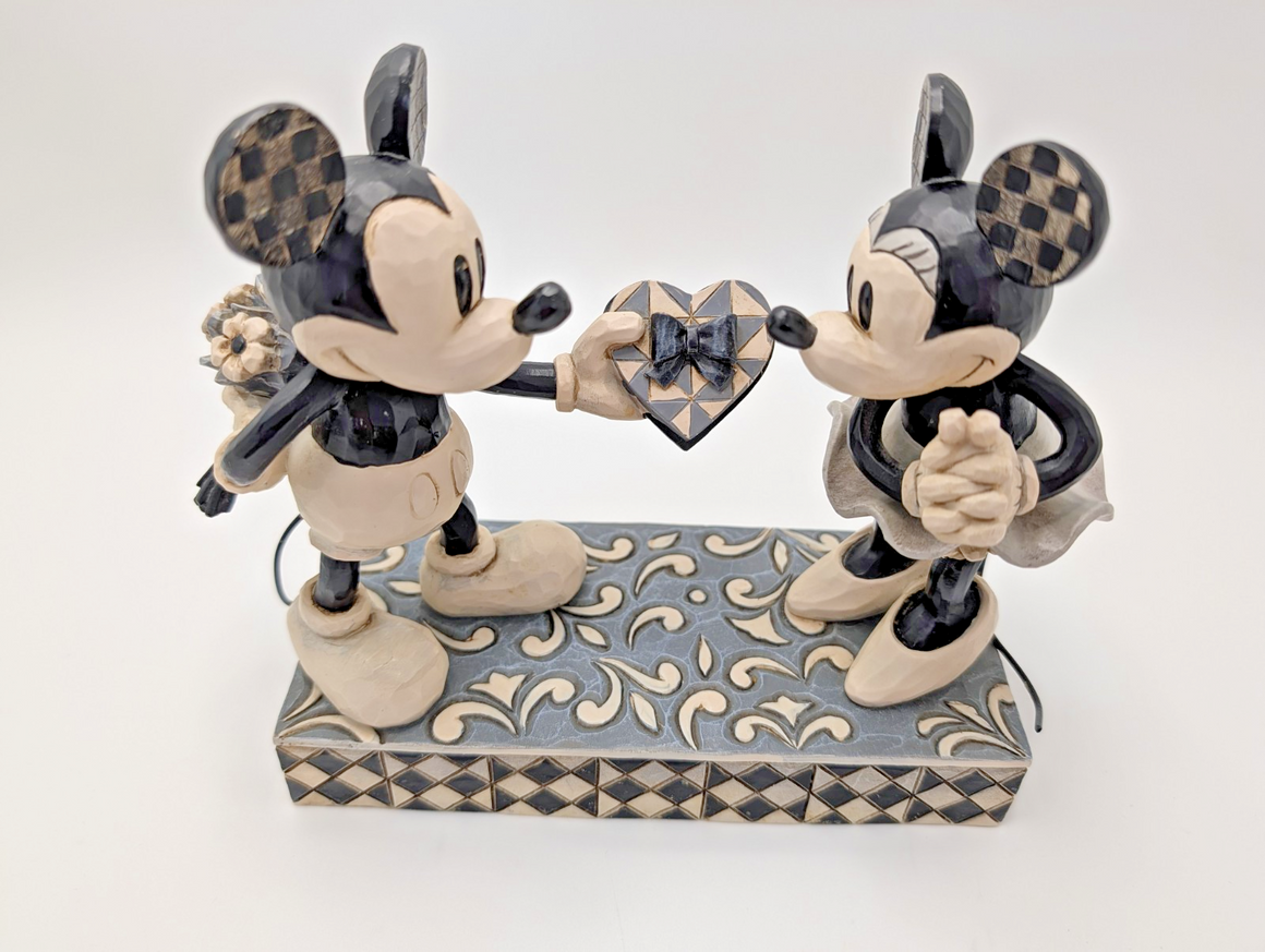 Disney Traditions Mickey Minnie Real Sweetheart Figurine Vintage Style Jim Shore14