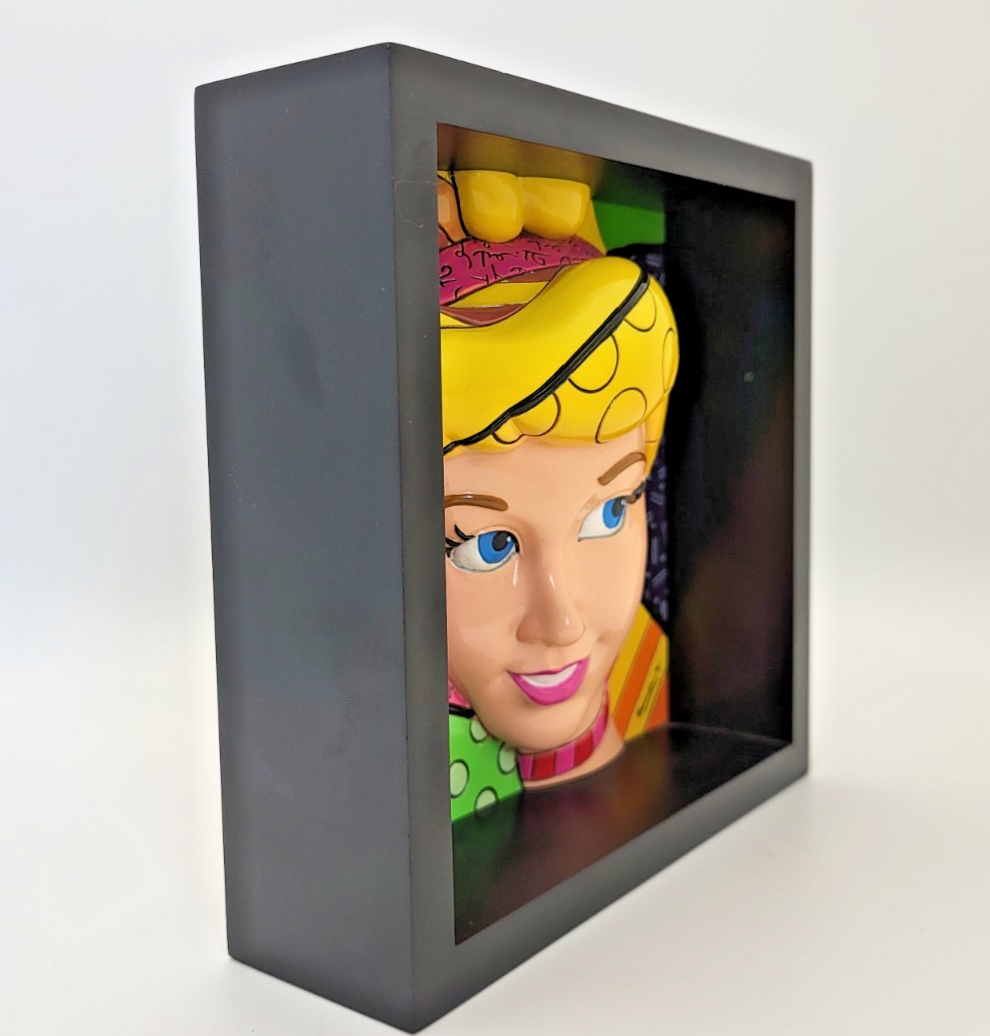 Disney Britto Cinderella Pop Art Block 4033869 Colourful Display Figurine Boxed9